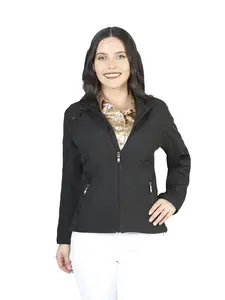 Centenario Women's Softshell Zipper Jacket Black 127081