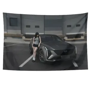 Og FlagCadillac CT5 tapestry car Enthusiast Flag Birthday Gift Banner Garage Decor Decorative-room decor