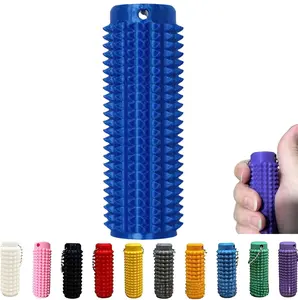 Little Ouchies Grippie Portable Vibrant Colors Stim Toolwith Firm Plastic Spikes for Anxiety & Stress Relief,  Clip toKeys for On-the-Go Comfort Pain Stimulation lmpulse Management Relaxation Stick Solution