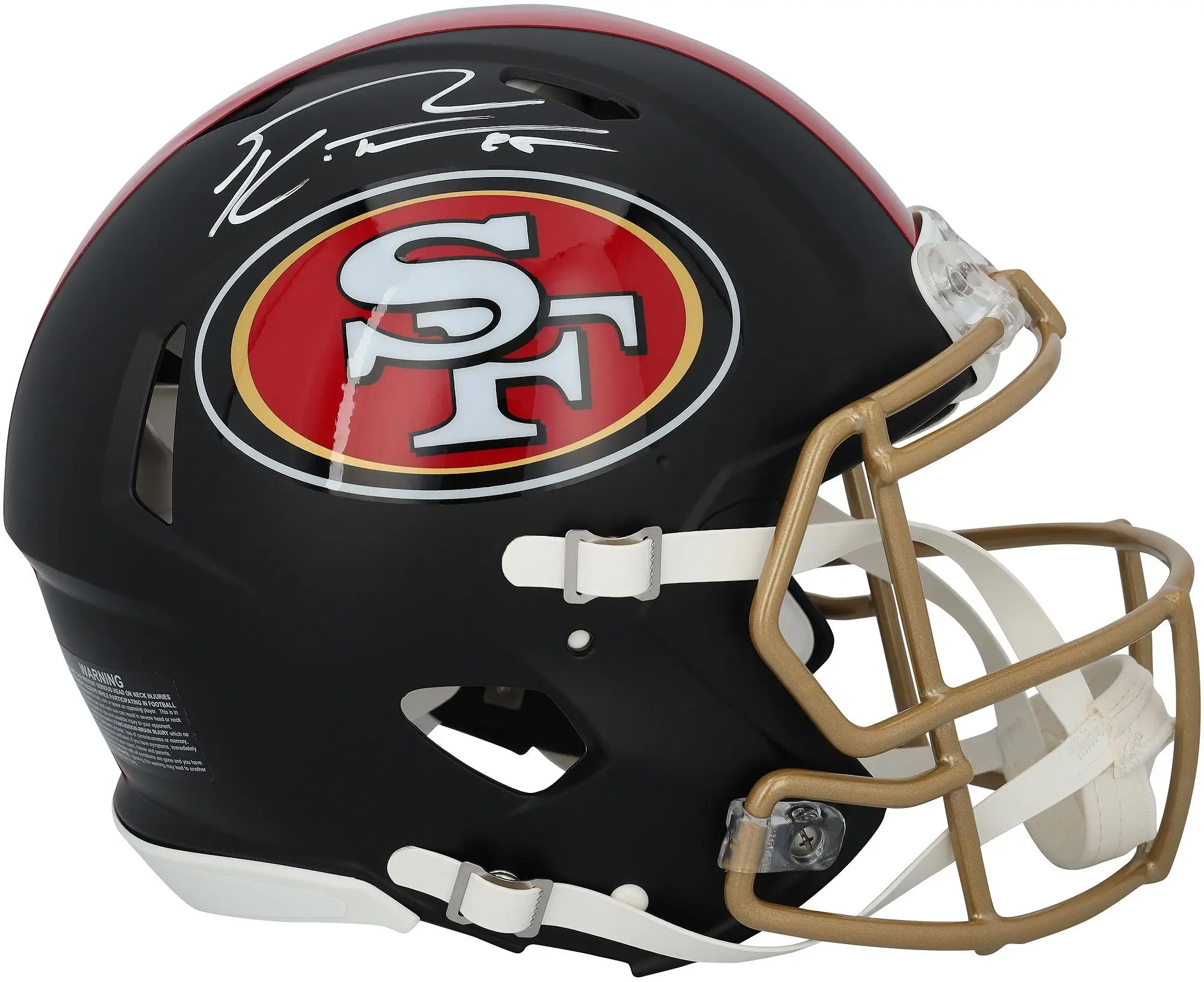 George Kittle San Francisco 49ers Autographed Riddell Rivalry Speed Authentic Helmet - Fanatics Authentic Certified