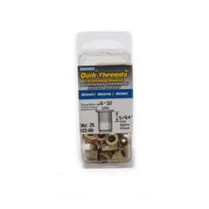212 MAIN FPC 632-80 6-32 Steel Threaded Insert, Sailing Water Sports Hardware
