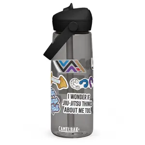 Jiu-Jitsu Stickers Camelbak Flip Straw Water Bottle