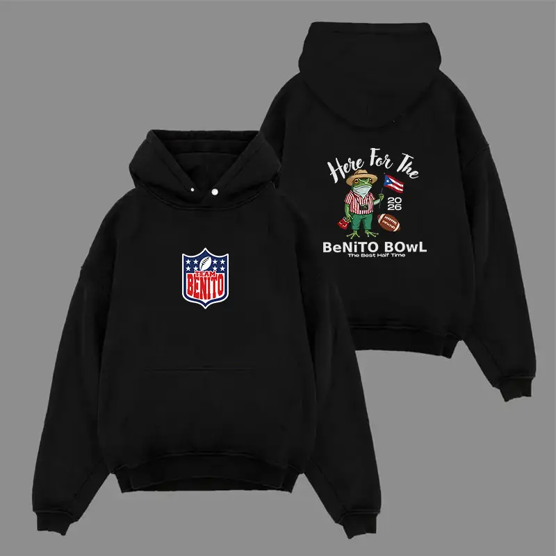 Benito Bowl 2026 Vintage Washed Graphic Tee, Funny Football Bad Bunnie Design Shirt, Team Benito Shirt, Here For The Benito Bowl The Best Haft Time Shirt