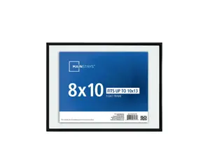 10x13 8x10 Tabletop / Wall Floating Frame, Black Decor Photo