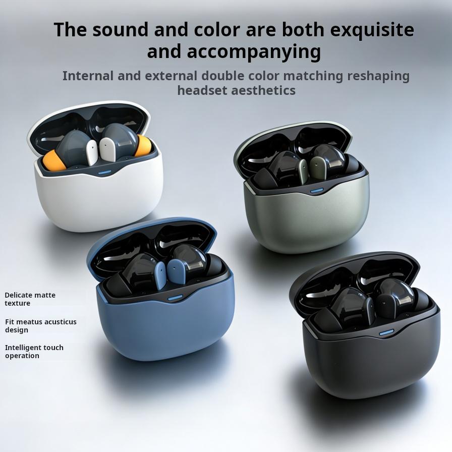 Wireless Bluetooth Earbuds ENC Noise Cancelling Clear Calls Long Battery Life Comfortable Fit Waterproof Sweatproof Low Latency Stable Connection Deep Bass Sports Running Gym