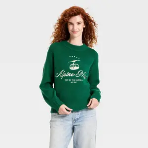 Women's Alpine Crewneck Pullover Sweater - Universal Thread