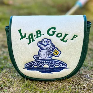 New Golf Putter Cover Lab Df3 Club Cover, Cartoon Mouse Design, Magnetic Closure, Universal Fit, Durable & Stylish Golf Accessory