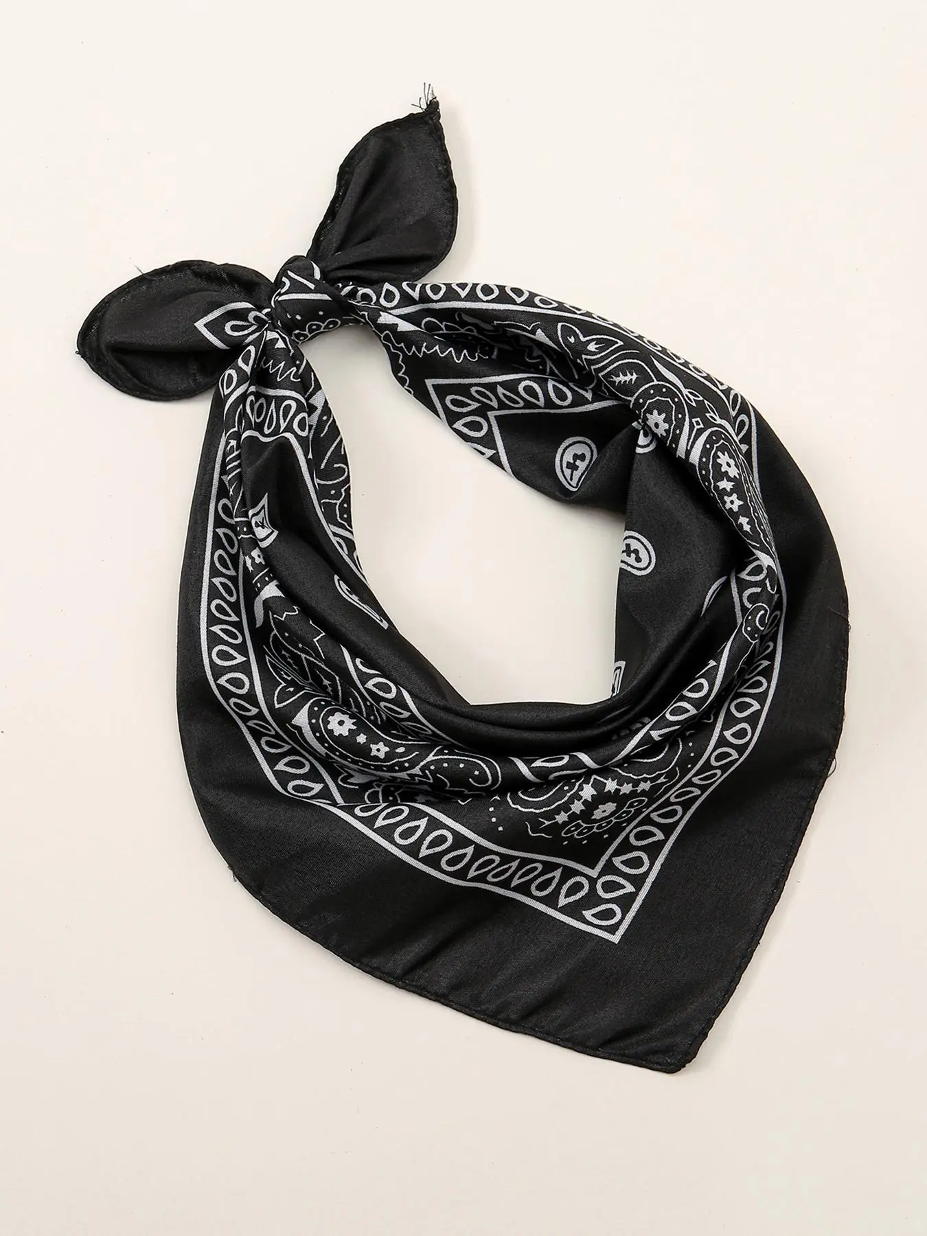 Fashion Paisley Print Square Hijab, Square Head Scarves, Fashion Headscarf, Paisley Print Scarf, Printed Polyester Scarf, Casual Versatile Bandana for Women & Men, Fashion Accessories for Daily Wear
