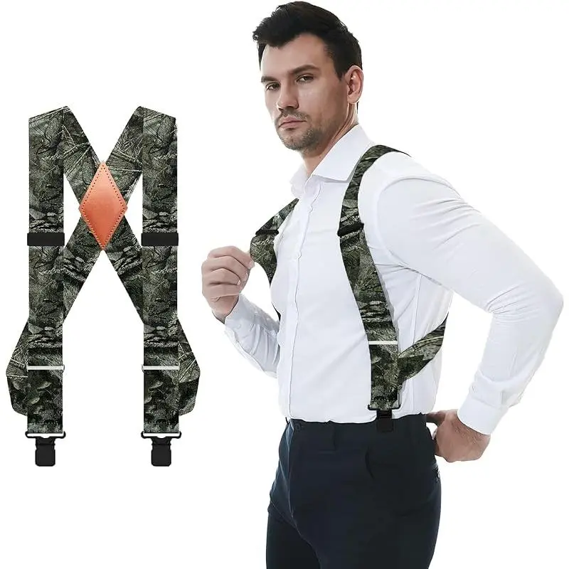 2"/B2/Camo Green/Black Clips