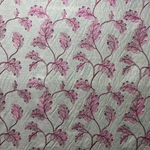 Mulberry Leaf Embroidered Linen