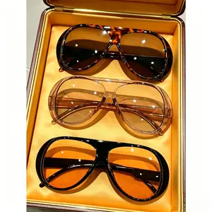 3PCS Large Frame Sunglasses Set | Stylish Unisex Eyewear | UV Protection for Men & Women | Trendy & Versatile Design | Perfect for Beach, Travel & Everyday Outdoor Adventures glasses