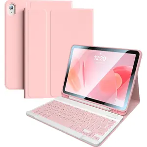 for iPad 11th(A16,2025) 10th Generation Case with Keyboard 10.9 inch  Detachable Folio Keyboard Cover with Pencil Holder for  iPad 10th Gen 2022 ()