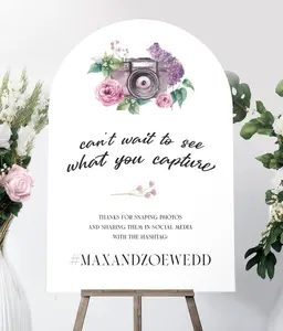Wedding Hashtag Sign: Share Your Memories