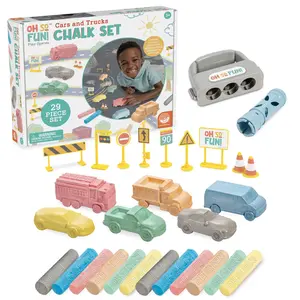 Oh So Fun! Cars and Trucks Sidewalk Chalk Set