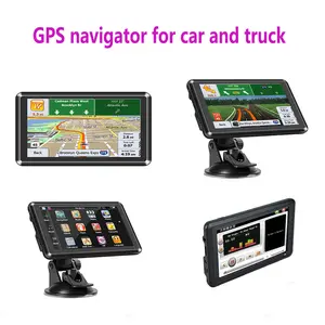 7 Inch Touch Screen GPS Navigator for Car Truck RV, Lifetime Free North America Maps Update, Vehicle Sat Nav with Voice Guidance, Speed Warning, Multi-Media Player, Portable Car Navigation System