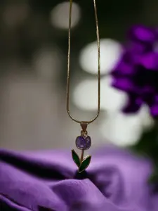 Tulip Necklace, Pendant Necklace, Flower Necklace, Gift For Her, Dainty Necklace, Handmade Necklace