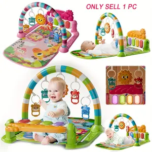 Interactive Baby Padded Play Mat with Music Piano Keys, Nursery Development Mat, Educational Activity Pad for Toddlers & Preschoolers, Perfect Birthday Gift