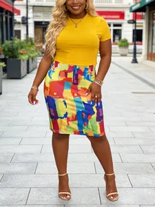 Women's Summer Two-Piece Set, Slim-Fitting Printed Design, Comfortable & Stylish, Perfect for Casual Wear