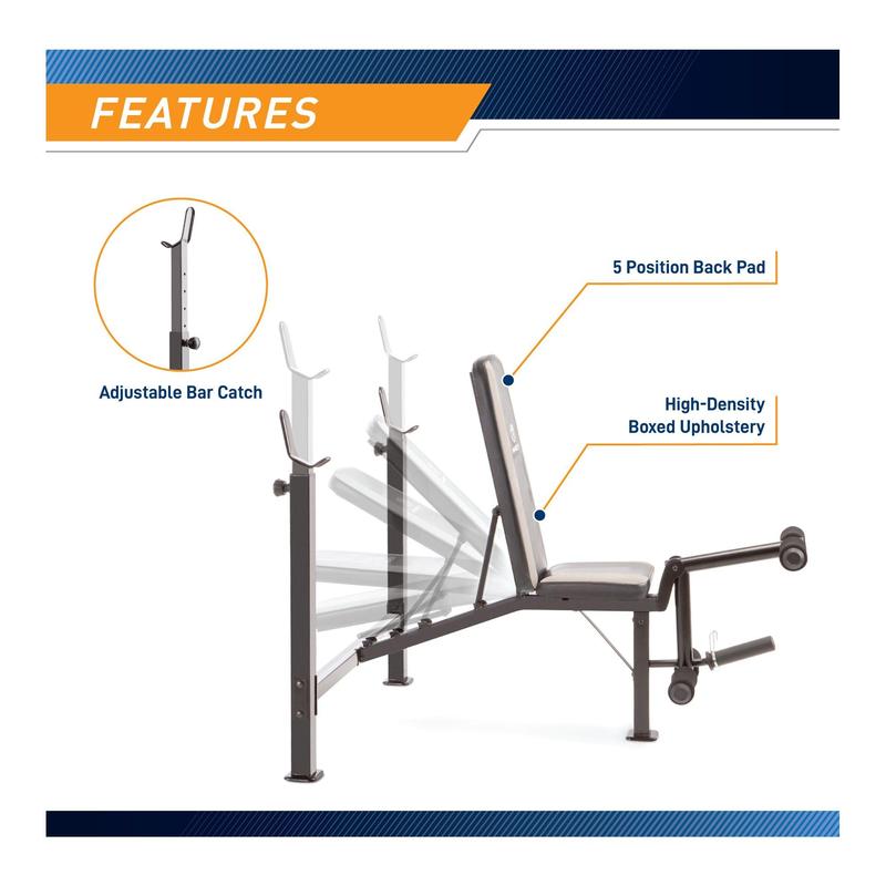 Marcy Olympic Multipurpose Weightlifting Workout Bench