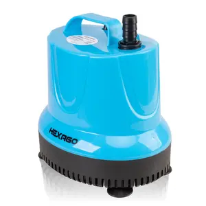 Hexago 800GPH Submersible Water Fountain Pump, 100W Small Sump Pump with 11FT High Lift, Aquarium Pumps for Outdoor Pond, Hydroponic, Statuary, Waterfall, Aquarium, Fish Tank