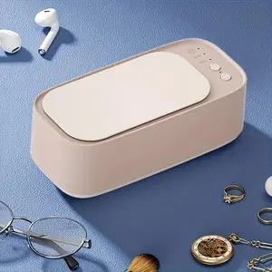 Ultrasonic eyeglass cleaning machine, 1 Count Household Jewelry Glasses Watch Washing Accessory, Makeup Organizer