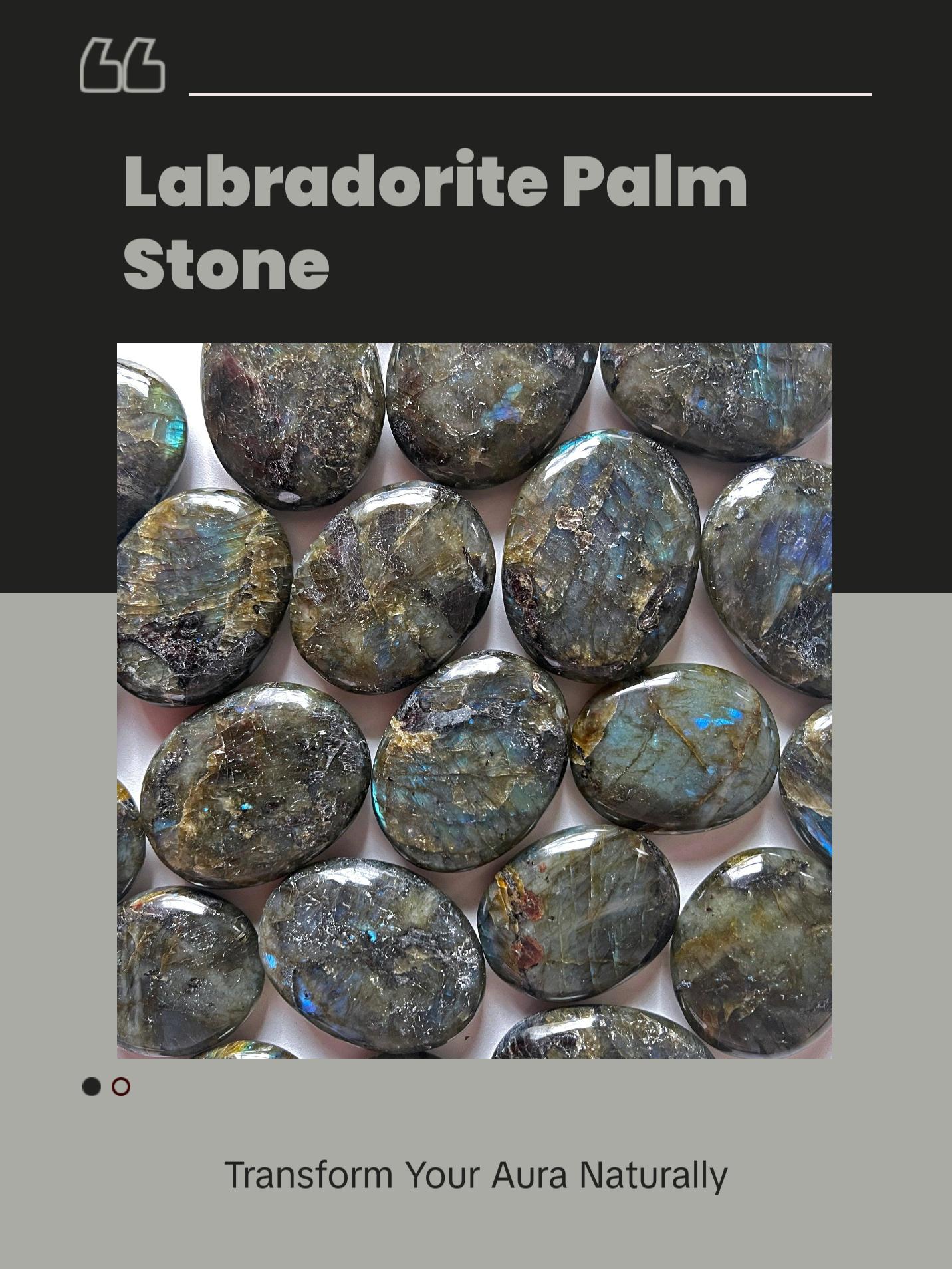 Labradorite Palm Stone
