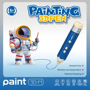3D Printing Pen Kit Low Temperature Wireless Kids Creative Doodle Toy DIY 3D Art Drawing Tool for Children Crafts