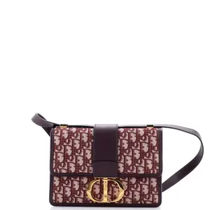 Pre-owned Dior material Messenger Bags Christian 30 Montaigne Flap Bag Oblique Canvas by Rebag