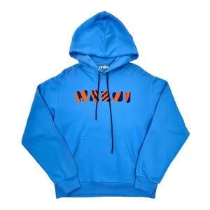 Marni Tiger Logo Hooded Sweatshirt Cobalt Blue
