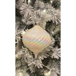 Iridescent Onion-Shaped Ornament