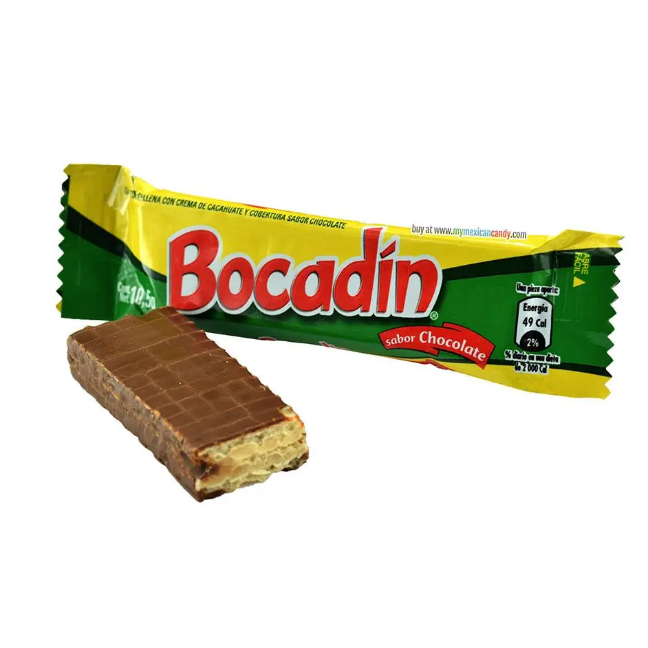 Ricolino Bocadin Chocolate Snack, 50-Pieces Pack