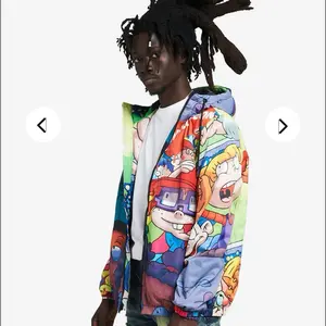 Members Only x Nickelodeon Rugrats Windbreaker Jacket Men’s Size Large NWT $129