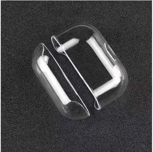 Transparent Protective Case for Apple AirPods Pro Wireless Headsets PC Material Back Cover Compatible with iPhone Models Audio Earbuds Headphone Protection
