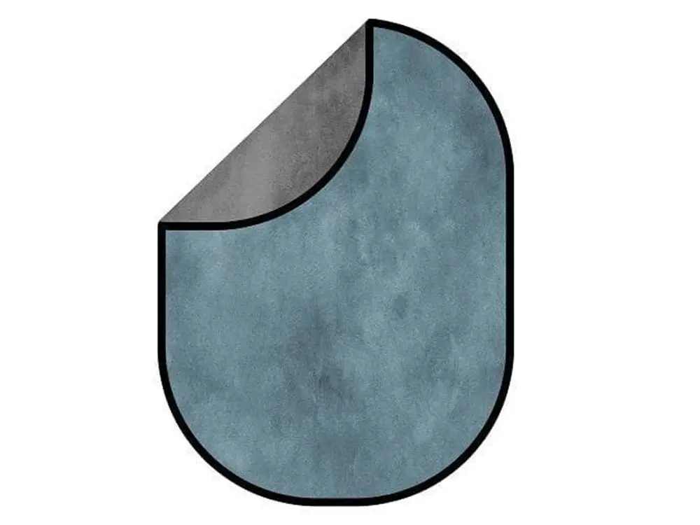 Kate Collapsible Folding Pop-up Photo Backdrop - Grey Teal, 5x6.5ft Photography Equipment for Camera Accessories, Video Shooting & Broadcast