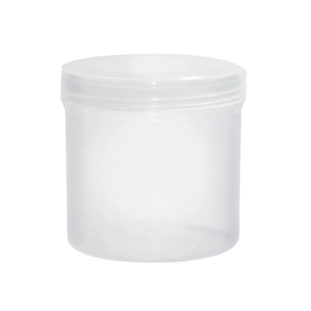 FantaSea 3-In-1 Plastic Canister Jar, 8.5oz (250ml) Large Home Organizer with Protective Cap, Multipurpose Storage Container for Home Supplies, Plastic Jar