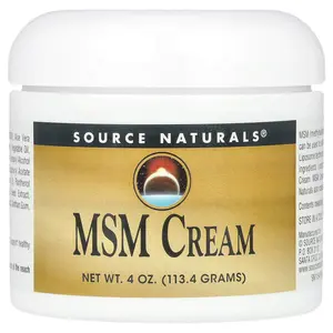 Source Naturals MSM Cream, 4 oz (113.4 g) Source Naturals MSM Cream, 4 oz (113.4 g)