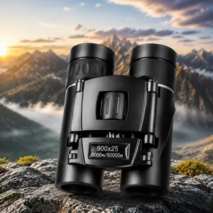 900x25 Foldable HD Outdoor Binoculars with BAK4 Prism, Powerful Zoom, Long-Range Vision, Low-Light Visibility for Hunting, Wildlife Observation