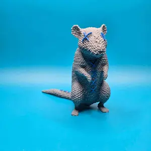 Ratley the Rat | 3D Printed Stitchling Figurine