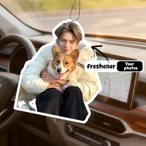 Customized Car Air Freshers - Personalized and Fun Car Air Freshers| Unique photo gifts, personalized car accessories, double-sided printing, car aromatherapy, suitable as Christmas gifts, Valentine's Day gifts, DIY custom birthday gifts, anniversary gif