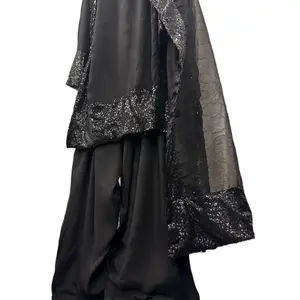 Farshi shalwar kameez with dupatta with sequins work on it