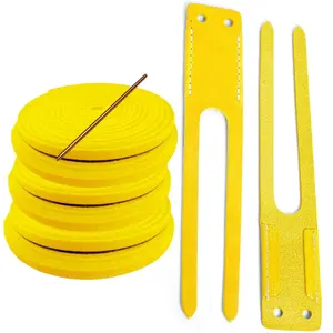Baseball Glove Lace Kit | 6 Leather Laces, Lacing , Thumb & Pinky Straps | Heavy Duty Baseball Glove Relacing Kit