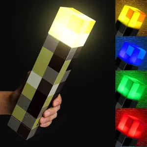 Torch Lamp LED Night Light 4-Color Night Light Wall Mountable Table Lamp