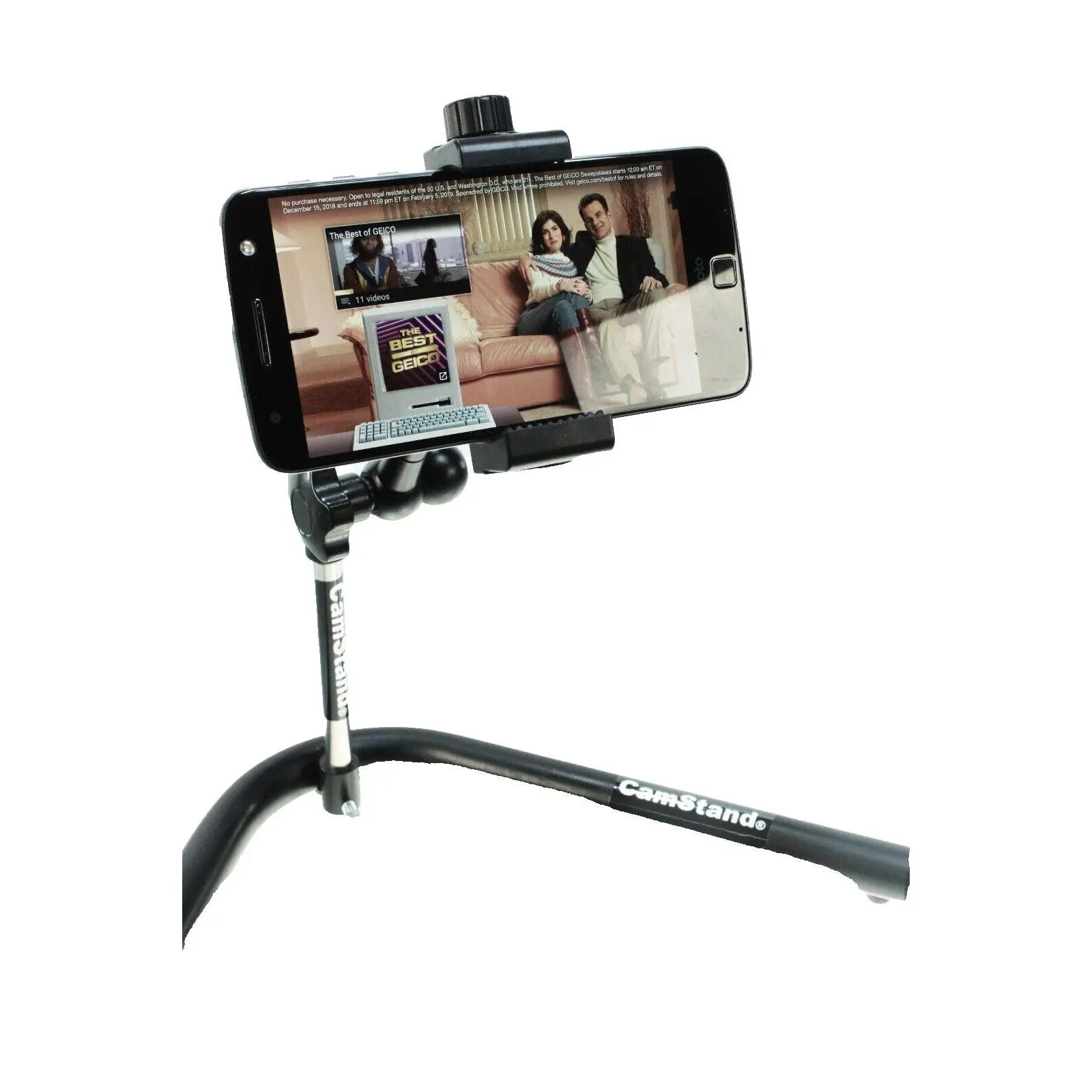 Camstand® iGrip Pro - Mini Desktop Webcam, Smartphone and Sports Camera Stand