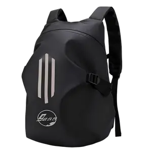 Retro helmet motorcycle riding gear; full-face helmet for men's pillion seat; large capacity waterproof backpack Equipped With Visor