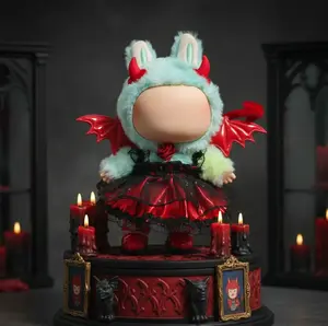 Mystic Academy Doll Outfits for 7" Plush | Gothic Wizard & Punk Devil Dress Up Sets | Includes Miniature Shoes & Wings | Handmade Doll Accessories (No Doll Included)