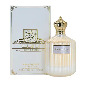 Ard Al Zaafaran Ana Al Malikah (I Am The Queen) EDP Spray for Women, Oriental Floral Scent with Jasmine, Oud & Bergamot, 3.4 oz / 100ml, Edp Perfume Sprays, Authentic Perfumes