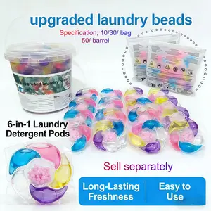6D Upgrade Version Laundry Detergent Balls, Multi-Purpose Strong Cleaning, Apartment Essential, University Dormitory Must-Have, Clean Products