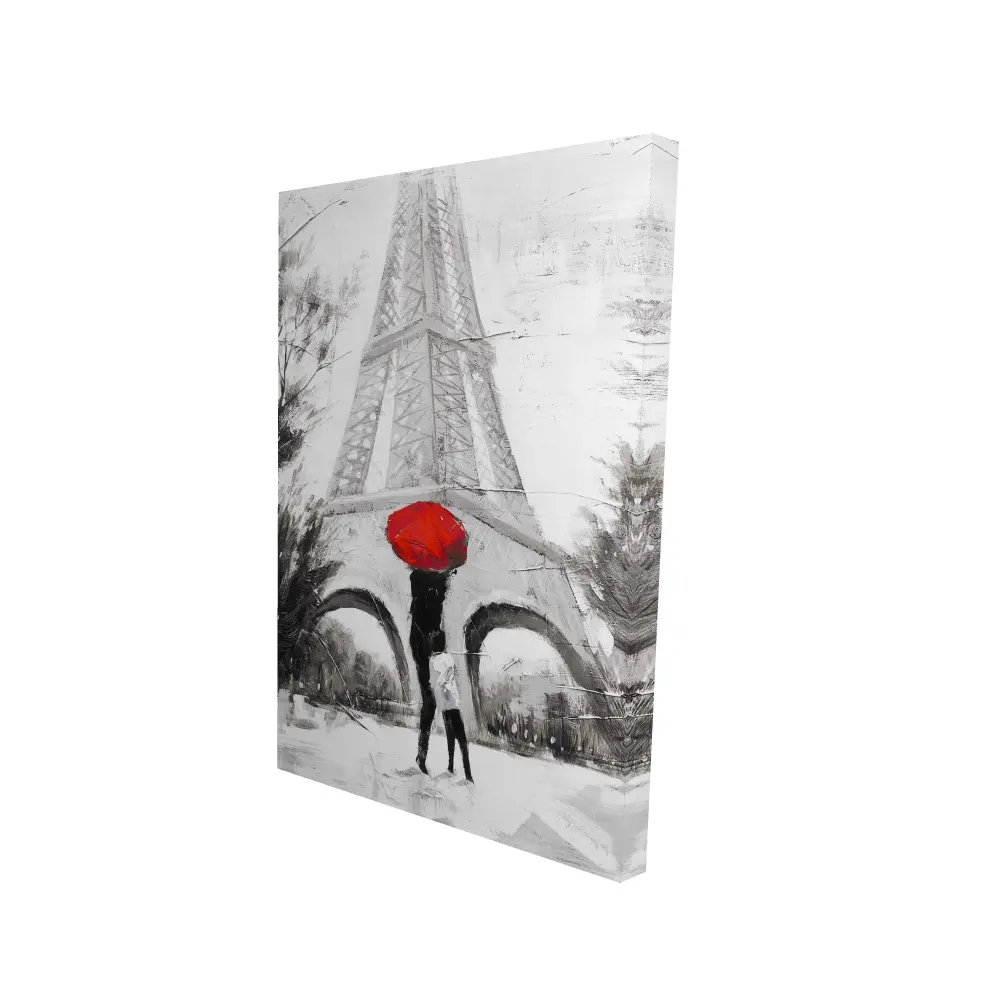 Begin Home Decor 2080-3624-CI117 24 x 36 in. Sweet Moment Canvas - Gray Contemporary Street Scenery Decor