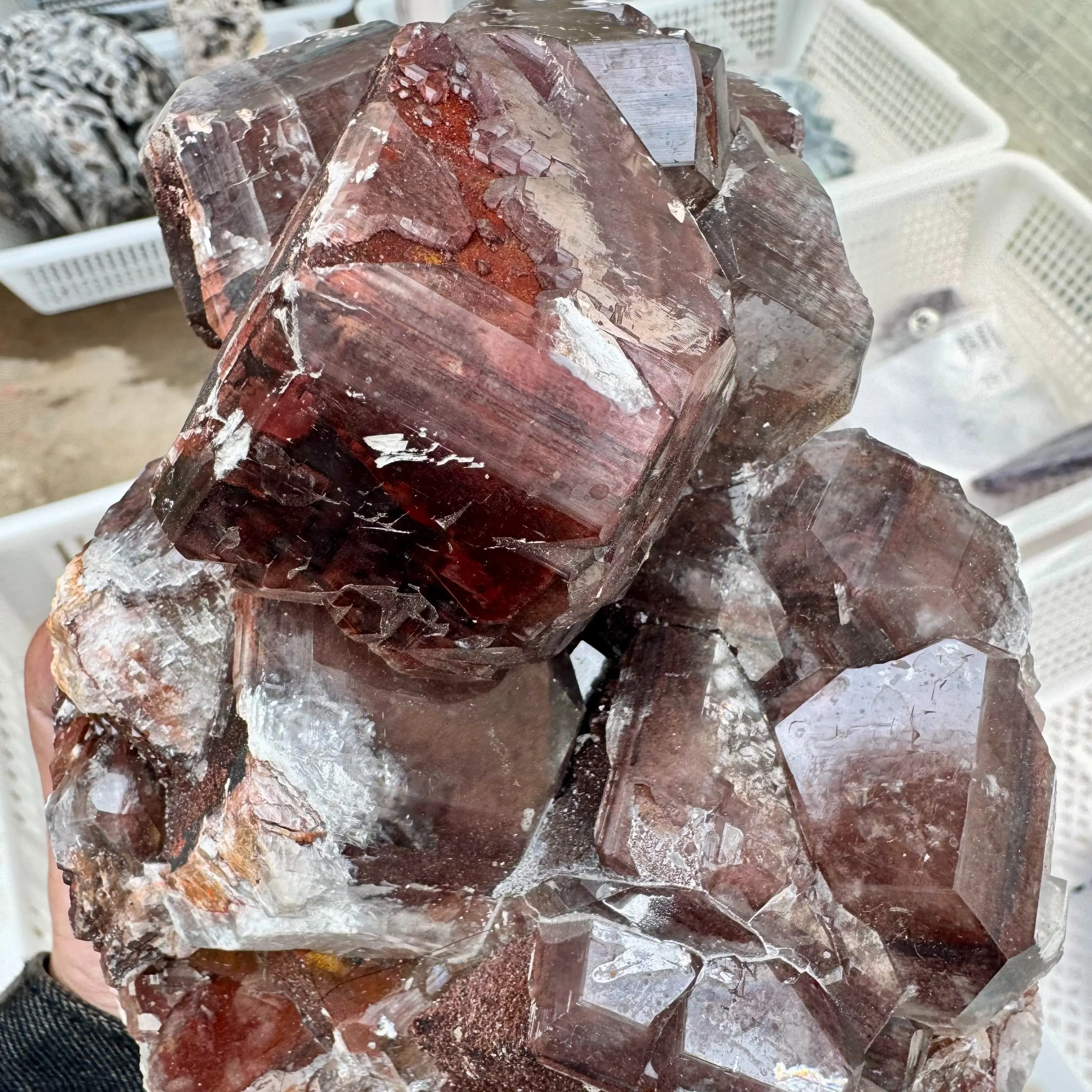 chocolate calcite
