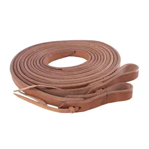 5/8" x 8ft Harness leather split reins